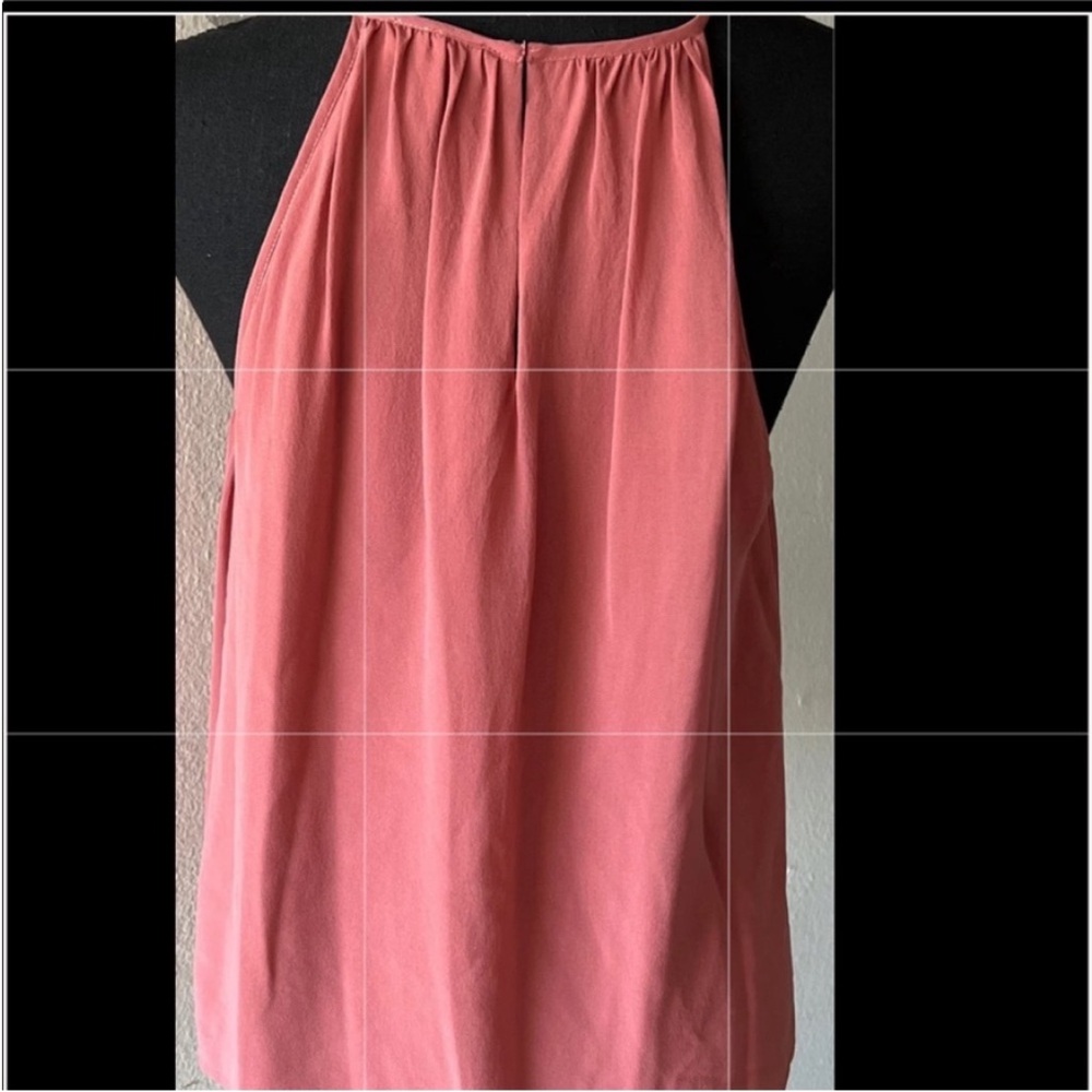 Joie Soseh Smocked Sleeveless Top, Burnt Terracotta… size medium - Picture 8 of 12